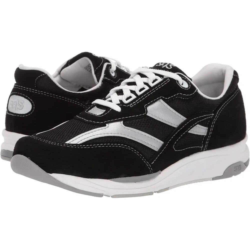 SAS Womens Tour Mesh Comfort Walking Sneakers US 10 Narrow Black Athletic EUC